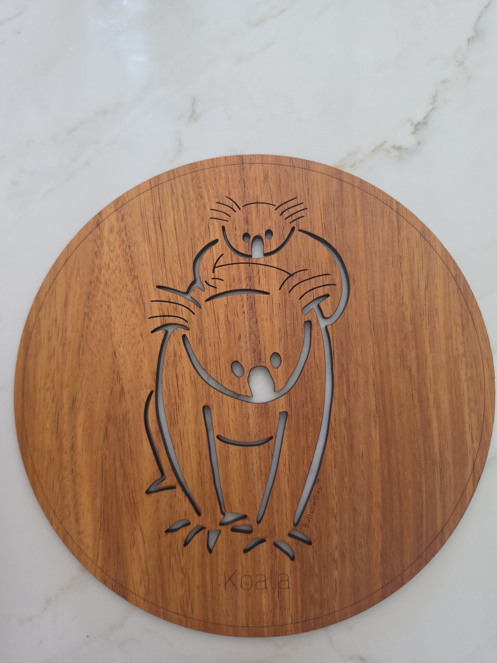 Brand New ButtonWorks Australia Wooden Table Mats Set of 6 – Australian Animals